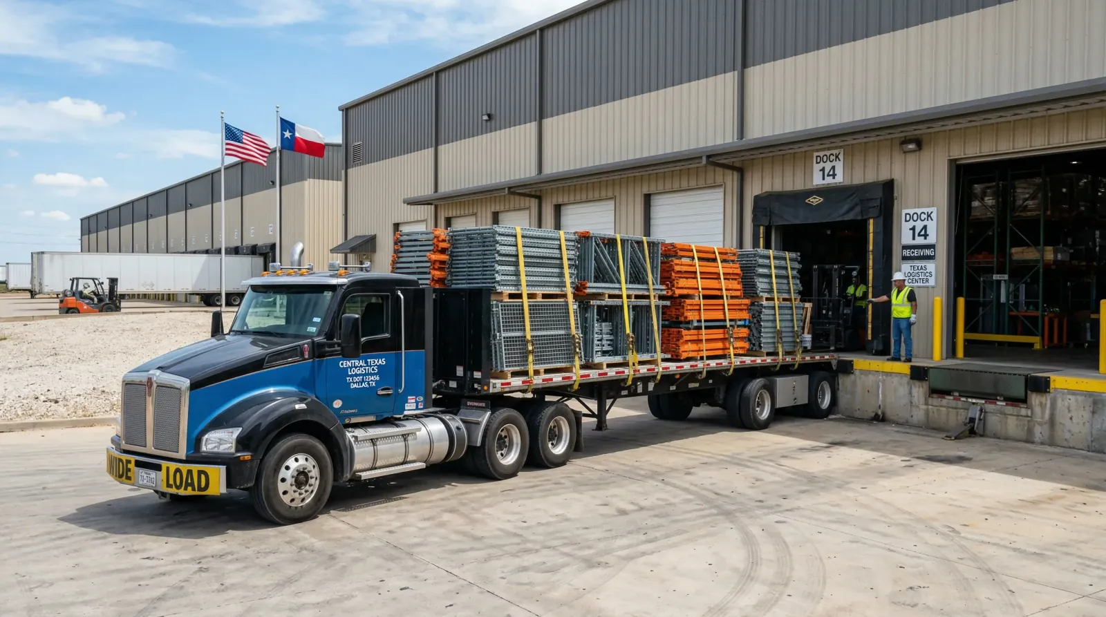 Rack delivery and relocation