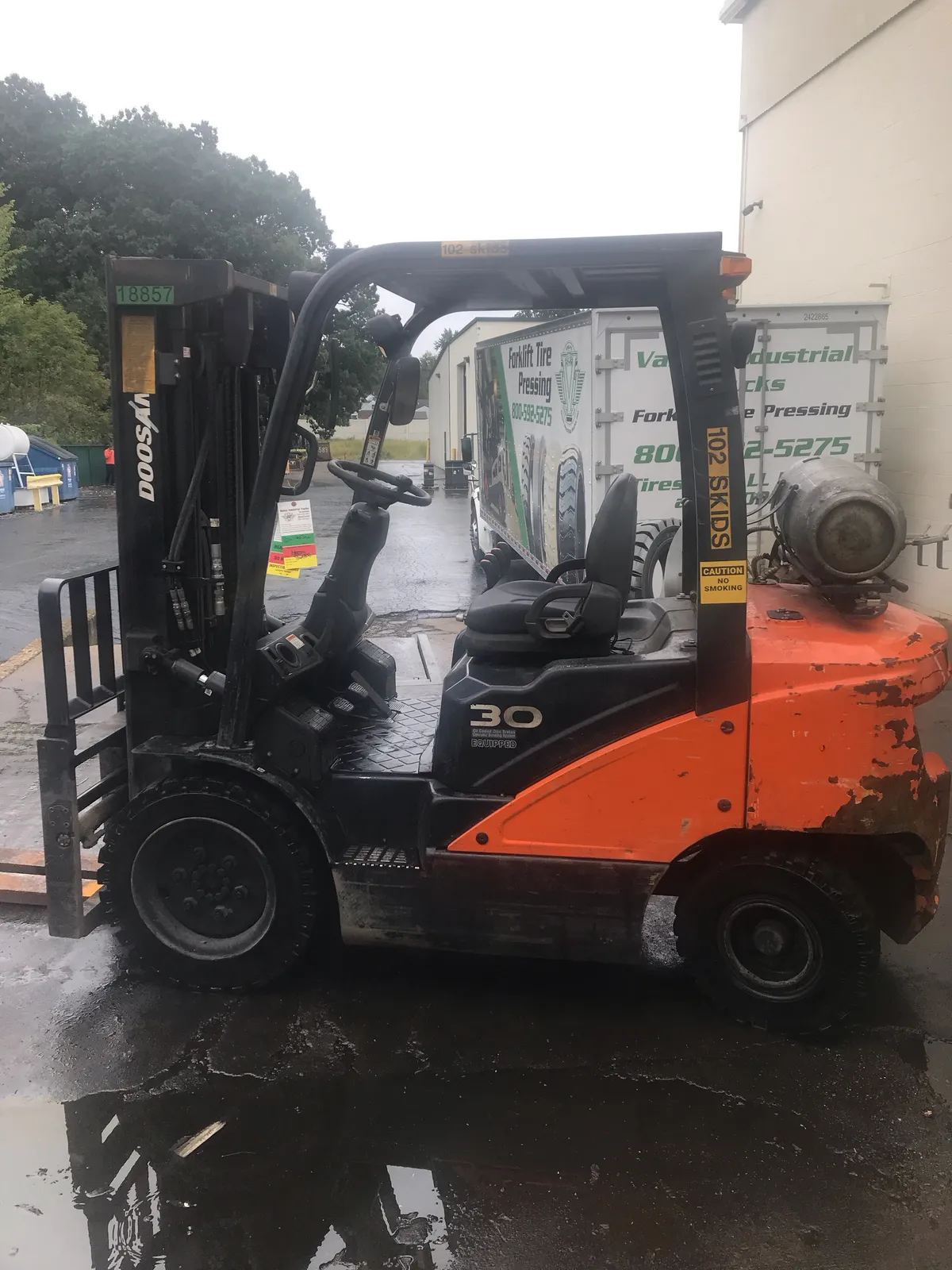 2018 Doosan G30N-7 used forklift for sale